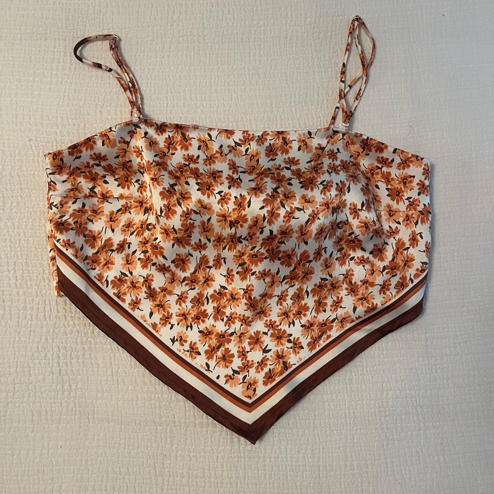 Bandana top with removable straps